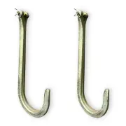 Set of 2, BA Products N711-2CL 15" Clevis J Hook for Chain, WLL 5700 lbs.