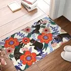 Cat Meek Haughty Languor Vivacious Sprout Doormat Kitchen Mat Flowers Door Mat