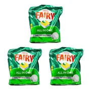 3x 90pc Fairy Dishwasher Capsules All-in-One Glass/Plate Dish Cleaner Lemon