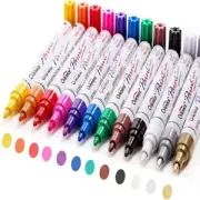 Plastic Paint Pens Multicolored Marker Pens Paint Markers for DIY