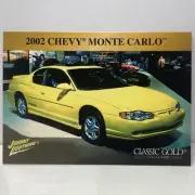 CARD ONLY: Johnny Lightning Trading Card 2002 Chevy Monte Carlo
