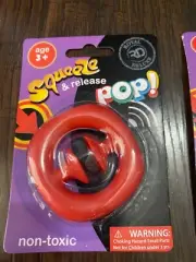 Squeeze and Release Pop! Fidget Toy Red Royal Deluxe