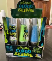 Oozing Cloud Slime Kinetic Sand - 6 Available - 3 Blue and 3 Green - $3.50 Each