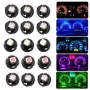 10Pcs T3 Neo Wedge LED Car Instrument Cluster Panel Gauge Lights Lamps Bulbs (for: BMW)