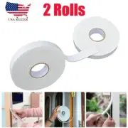 Double Sided Foam Tape White 3/4in x 16.5ft Tape Sponge Adhesive Tape 2 Rolls