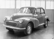 Morris Minor Motor Show 1957 Car Old Photo 1