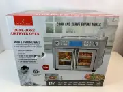 NEW Emeril Lagasse Dual Zone 360 Air Fryer Oven Combo French Door 25Qt 12-in-1