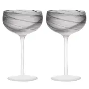 Skylar Cocktail Glass 330mL Storm Set of 2 Tempa 898243
