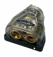 XSCORPION GDB0248G Gold Ground / Power Distribution Block 0 2 4 8 Gauge Outputs
