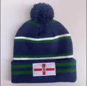 NORTHERN IRELAND GREEN & WHITE ARMY 2 Sided LOGO EMBROIDERED HAT ULSTER FLAG