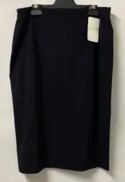 ESCADA Womens Size EU 44 AU 16 Black Wool Pencil Skirt BNWT RRP US$450 Corporate