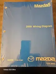 2009 Mazda 5 Wiring Diagram FACTORY SEALED
