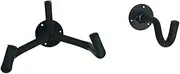 SUPVOX Universal Guitar Wall Mount Bracket Inclined Guitar Stand for Wall Black Suitable for String Instruments