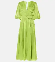 [Costarellos] Costarellos Brennie georgette gown AU 6 green