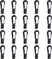 20 Pack Kayaks Bungee Shock Cord Hook for 3/16 Inch Rope