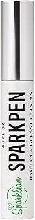 SPARKLEAN PREMIUM JEWELRY CLEANER PEN | Cleans Diamond Rings, Silver, Gold, and Metal | Includes a Brush and Specialized Jewelry Cleaning Solution | 400 Uses per Unit | 4 Milliliters