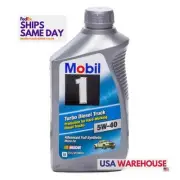 Mobil 1 MOB122253-1, One 5W40 Turbo Diesel Oil 1 Qt Performance Racing Parts