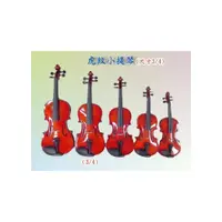 在飛比找i郵購優惠-[網音樂城] 虎紋 小提琴 楓木 3/4 (贈 琴盒 肩墊 
