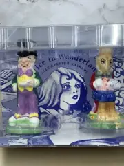 Alice In Wonderland Paul Cardew Salt & Pepper Shaker Madhatter NIB