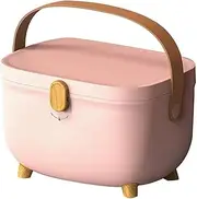 Medicine Storage Box with Handle, Portable Double-Layer Medicine Box, Durable Plastic Household Organizer, Family Standing First Aid Kit, Medicine Bins with Removable Compartment