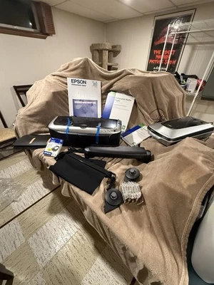 Epson Stylus Photo 2200 Printer & Perfection 4490 Photo Scanner + Accessories