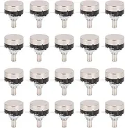 Lnqwhduu 20Pcs Potentiometer Carbon Film Single Turn Accessory Set Kit for Motor Speed Control