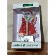 Midwest seasons lights in the night santa plug in light