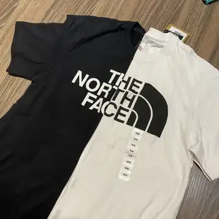 THE NORTH FACE 北臉 情侶款 經典LOGO圓領短T 短袖 素T 版型偏大 短袖t恤 上衣 休閒短袖 大尺碼