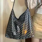 GOYARD/戈雅女包新款HOBO腋下包拉鍊購物袋子母包TOTE流浪斜背包