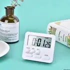 LCD Digital Display Alarm Clock Kitchen Timer With Flashing Light Stopwatch