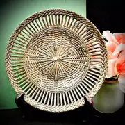Italian Vintage Reticulated Brass Bowl