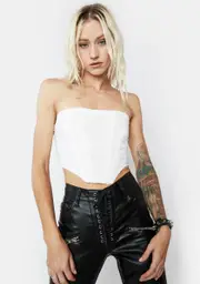 Sneaking Backstage Mesh Corset Top