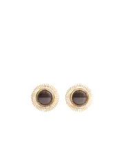 Jacquemus The Tournesols Sunflower Earrings One size Gold/Brown
