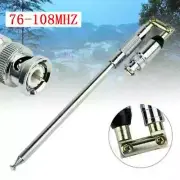 76-108MHz Telescopic Antenna BNC Connector Durable for FM Transmitter Radio New