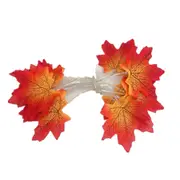 Maple Leaves Shape LED String Light Christmas Halloween Fence Party - 1 - 2