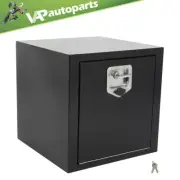 18"x18"x18" Storage Tool Box 2x Chain + 1x Lock For Truck / Garage / RV