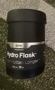 Hydro Flask Beer Cooler Cup 354ml/12oz. New Clip Black