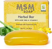 [At Last Naturals] (formerly Alvin Last) MSM Herbal Bar Soap, 3 Oz