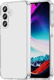 TailTech Crystal Clear Phone Case for Samsung Galaxy A16 5G - Anti-Yellowing PC Back, 4-Color TPU Bumper, Ultra Thin Protective Cover for Samsung Galaxy A16, Clear