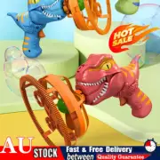 Automatic Dinosaur Bubble Maker Kids Outdoor Electric Bubble Machine Toy D2