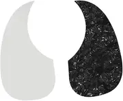COSMEVIVI Guitar Protective Sticker Self-adhesive Guitar Pickguard for 40/41 Inch Acoustic Guitar Black