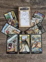 桌遊 塔羅牌 卡牌遊戲 英文版桌遊OUT OF HAND TAROT DECK失落的塔牌休閒聚會卡牌卡片