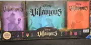 Disney Villainous Game Bundle with Exclusive Lorcana Foil Promo Card NEW
