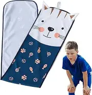 Ice Towels - Cartoon Animal Printed Sweat-Wiping Towel,Portable Quick Cold Chilly Sweat Rag, Lightweight Exercise Rag for Boys Girls Young Athletes