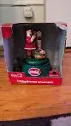 NIB COCA-COLA COKE CHRISTMAS SANTA ROTATING ORNAMENT OR CENTERPIECE