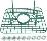 PAMINGONO Strawberry Support Stand 10pcs Garden Tools Strawberry Plant Supports Climbing Vine Frame Balcony Vegetable Rack