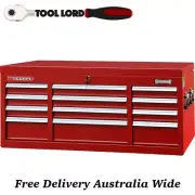 Sidchrome 12 Drawer Large Wide Triple Bank Top Chest Tool Box SCMT50272