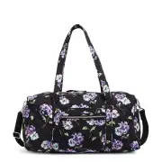 Vera Bradley Women's Performance Twill Medium Travel Duffle Bag Floating Plum...