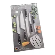 Baccarat Artisan Kyoto 6 Piece Knife Block Set German Stainless Steel RRP $499