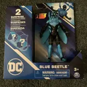 DC Spin Master Blue Beetle 1st Edition 4" Figure with 2 Surprise Accessories
